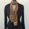 GUCCI Brown silk scarf