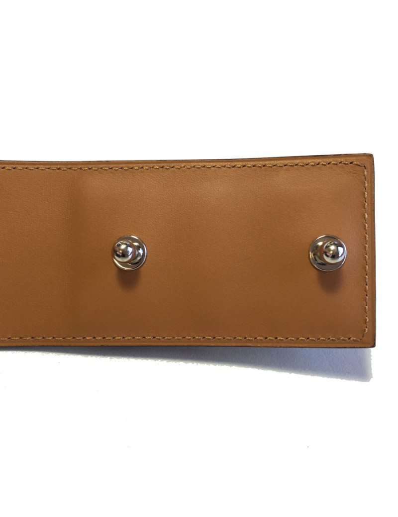 Ceinture HERMES CDC en cuir taurillon cacao t90