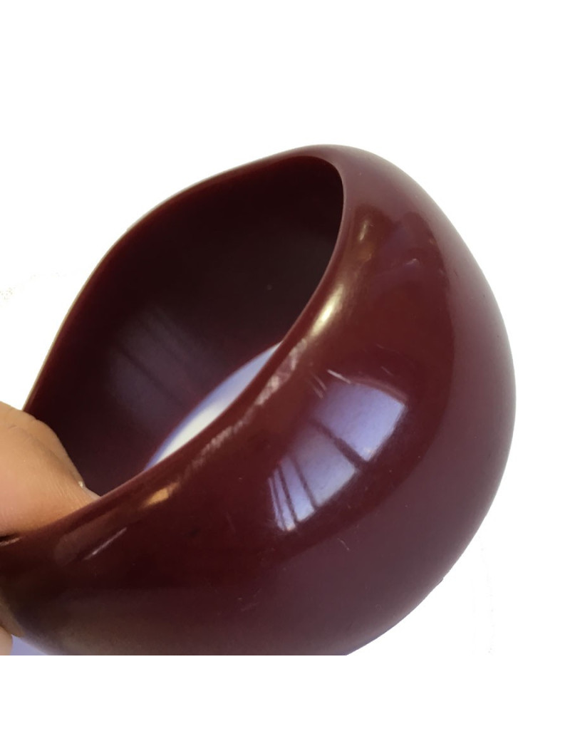 MARNI Burgundy resin bracelet