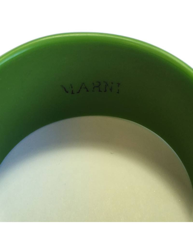 Bracelet MARNI en résine verte