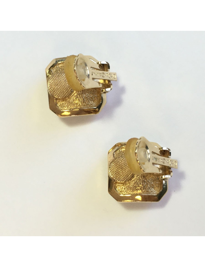 Boucles d'oreille clips CHRISTIAN DIOR fantaisie