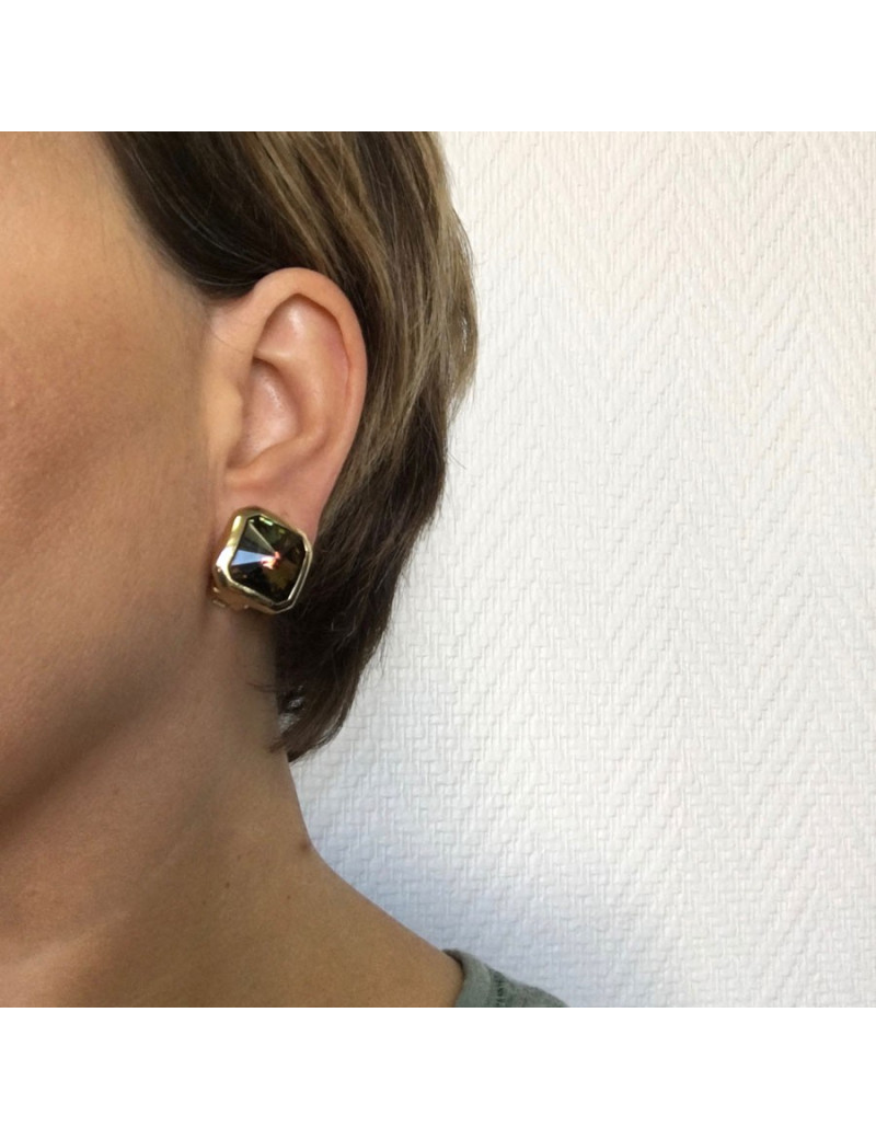 Boucles d'oreille clips CHRISTIAN DIOR fantaisie