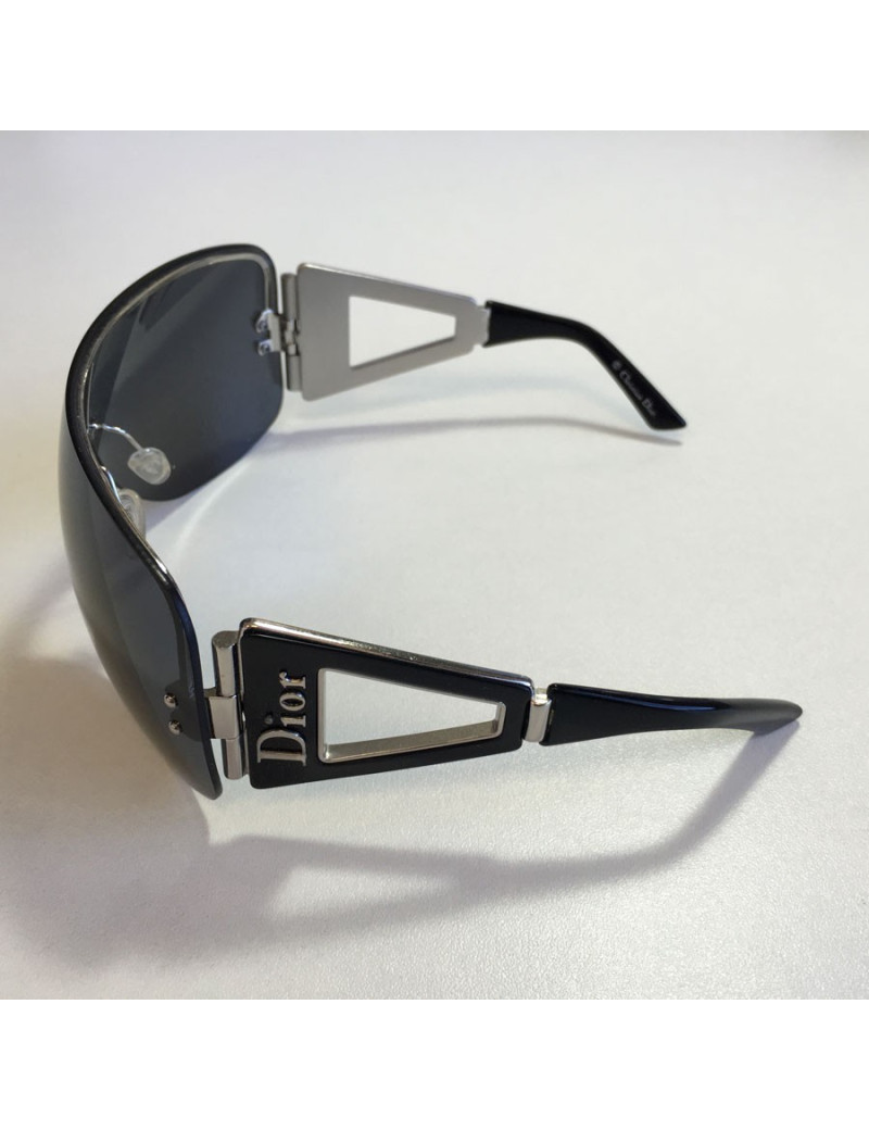 Lunettes de soleil DIOR larges en métal