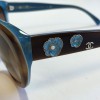 CHANEL sunglasses in Brown and blue two-tone plexi