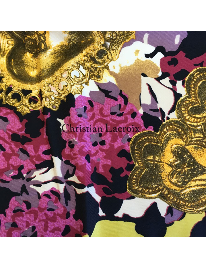 Foulard CHRISTIAN LACROIX en soie