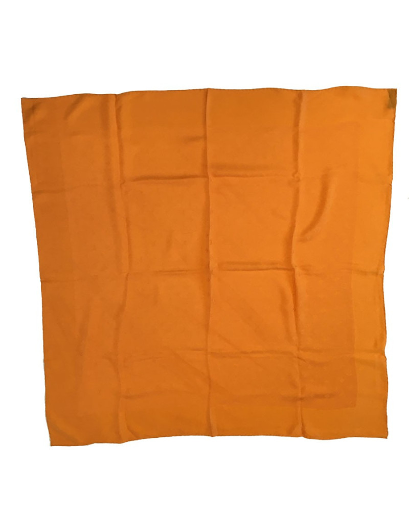 LOUIS VUITTON silk scarf orange