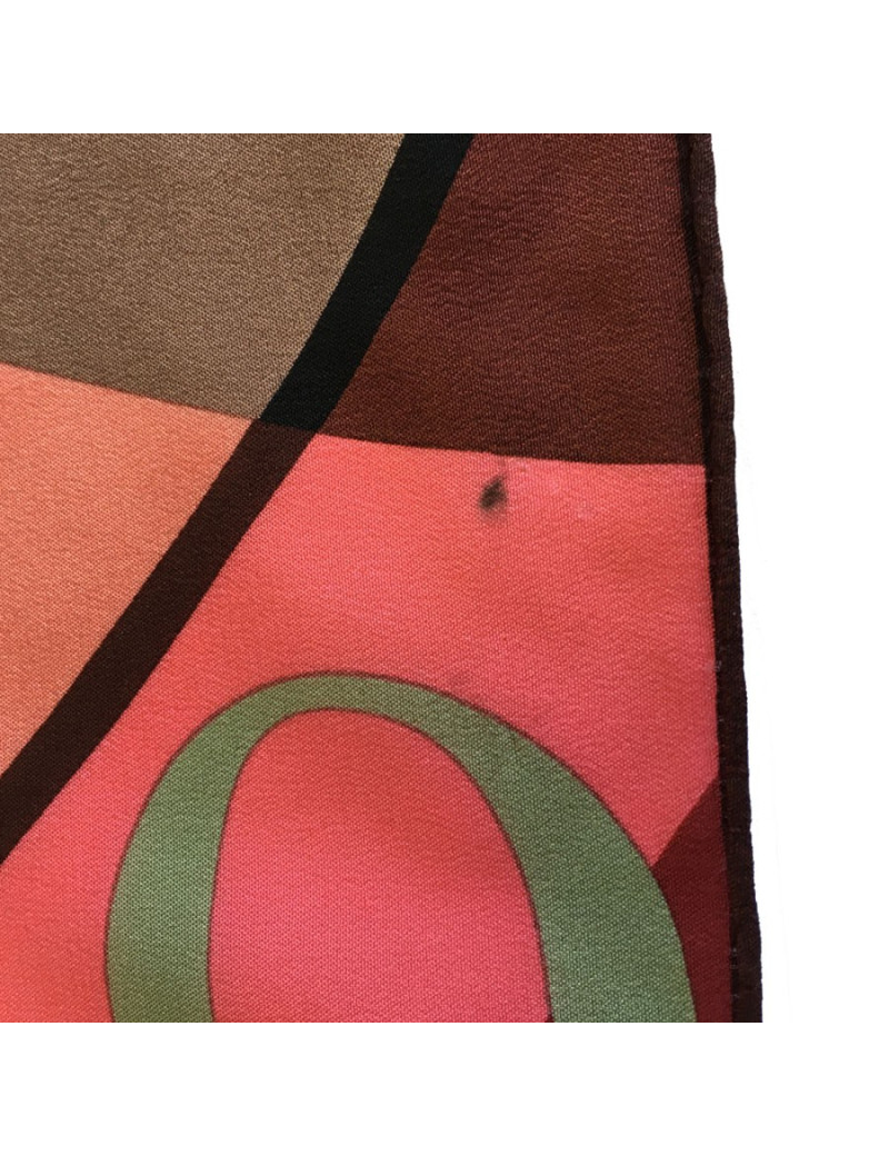 CHRISTIAN DIOR silk scarf pink