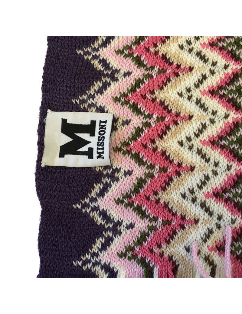 Châle MISSONI en laine multicolore