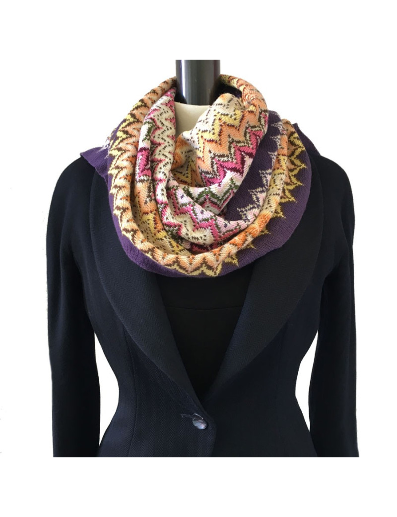 Châle MISSONI en laine multicolore