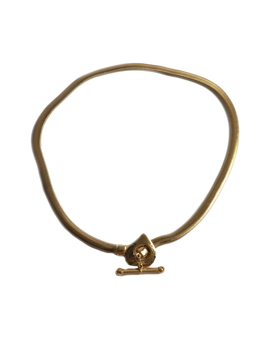 Belt YVES SAINT LAURENT mesh vintage snake