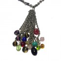 Marguerite de Valois necklace multicolor glass paste