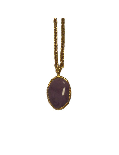 Marguerite de Valois Parma cabochon necklace