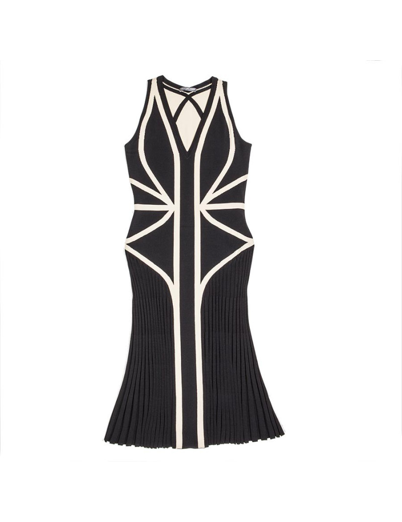 ALEXANDER McQUEEN dress viscose T 36 en