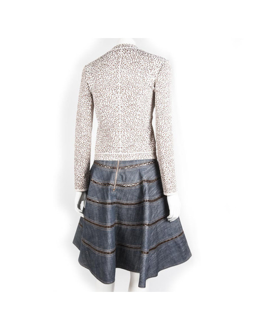 ALAÏA set skirt and vest size 36FR