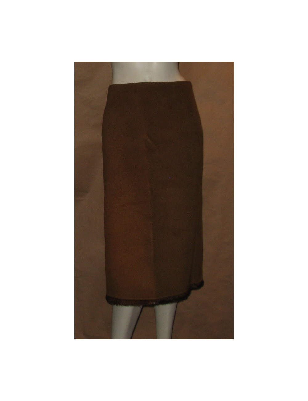 Jupe longue marron T38 CELINE