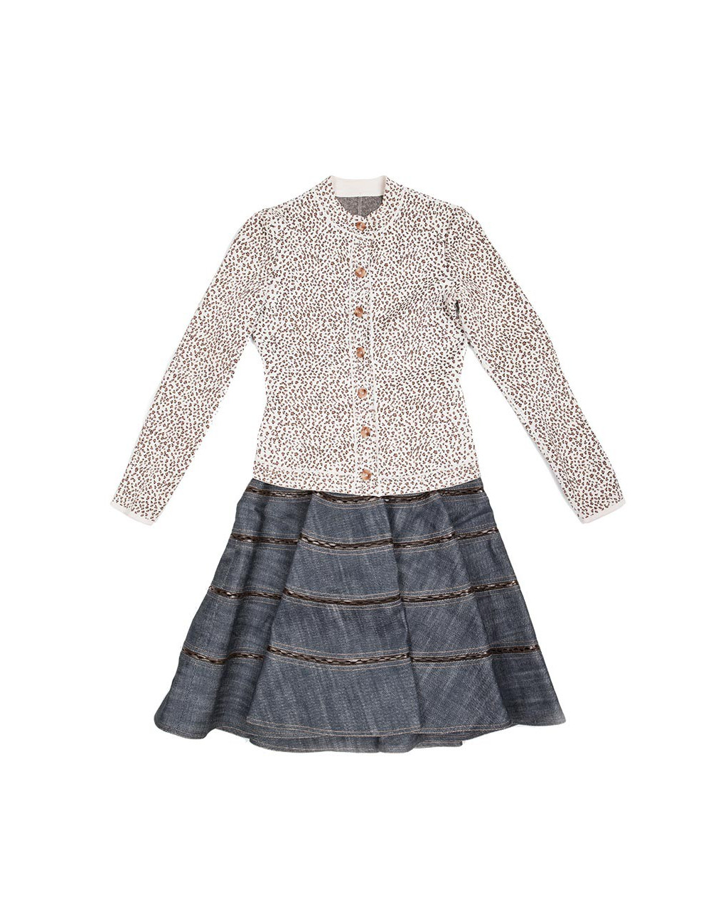 ALAÏA set skirt and vest size 36FR