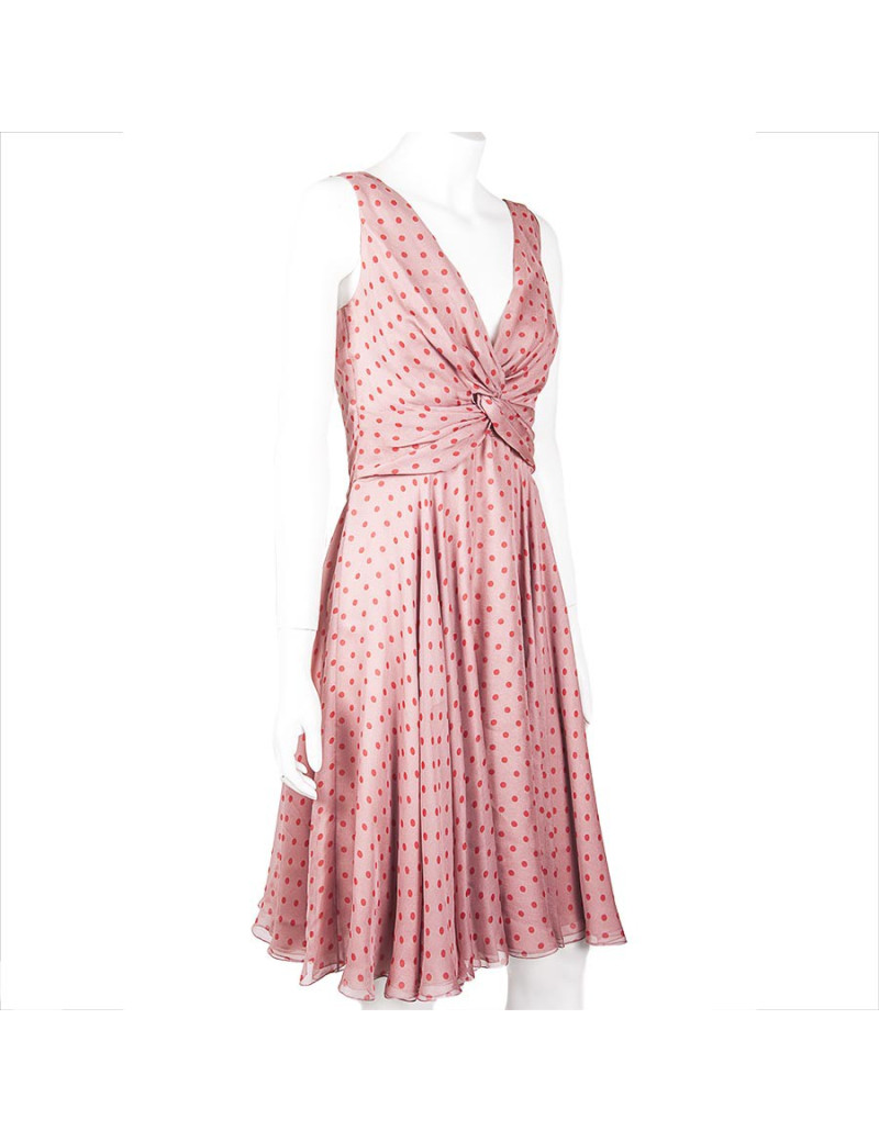 Robe VALENTINO t38 en soie rose