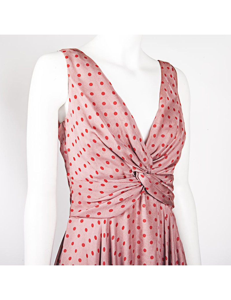 Robe VALENTINO t38 en soie rose