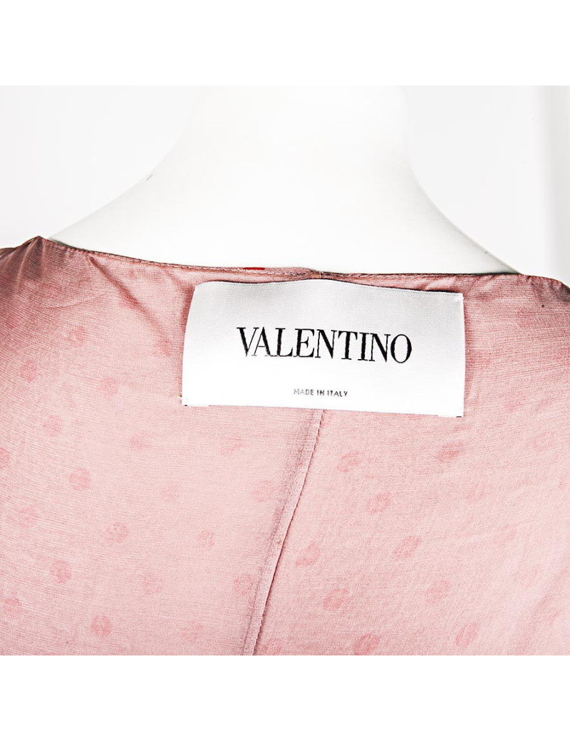 Robe VALENTINO t38 en soie rose