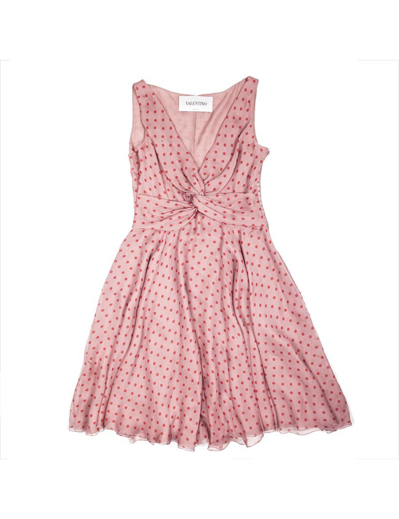 Robe VALENTINO t38 en soie rose