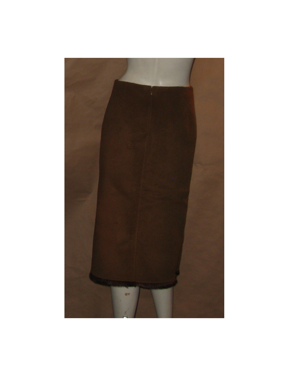 Jupe longue marron T38 CELINE