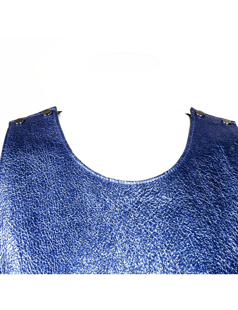 Dress PHILLIP LIM metallic blue leather T 8 US / ^ 40 en