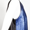 Dress PHILLIP LIM metallic blue leather T 8 US / ^ 40 en