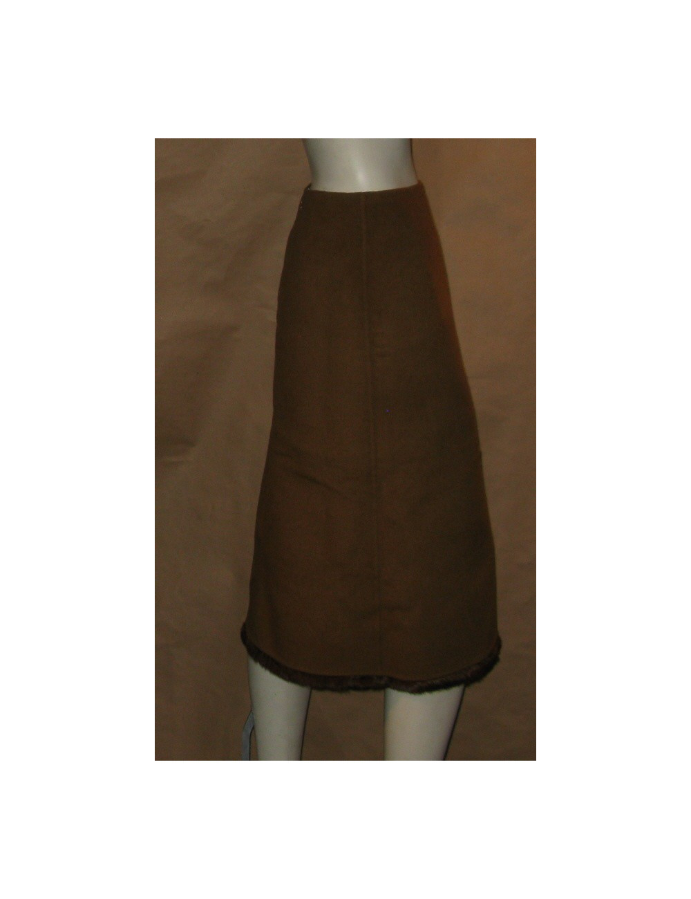 Jupe longue marron T38 CELINE