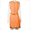 All CHANEL T 34 en top and skirt coral