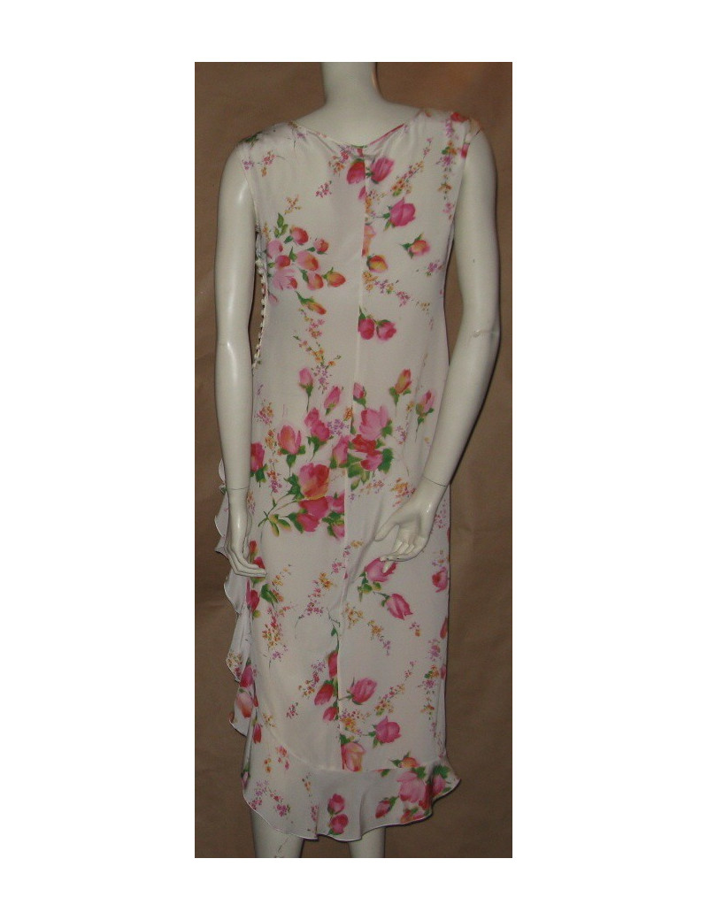 Robe en soie imprimée JOHN GALLIANO