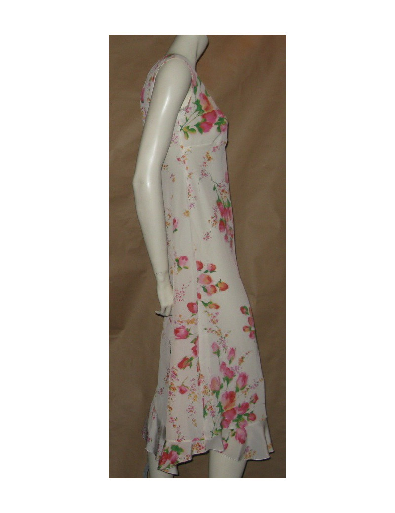 Robe en soie imprimée JOHN GALLIANO