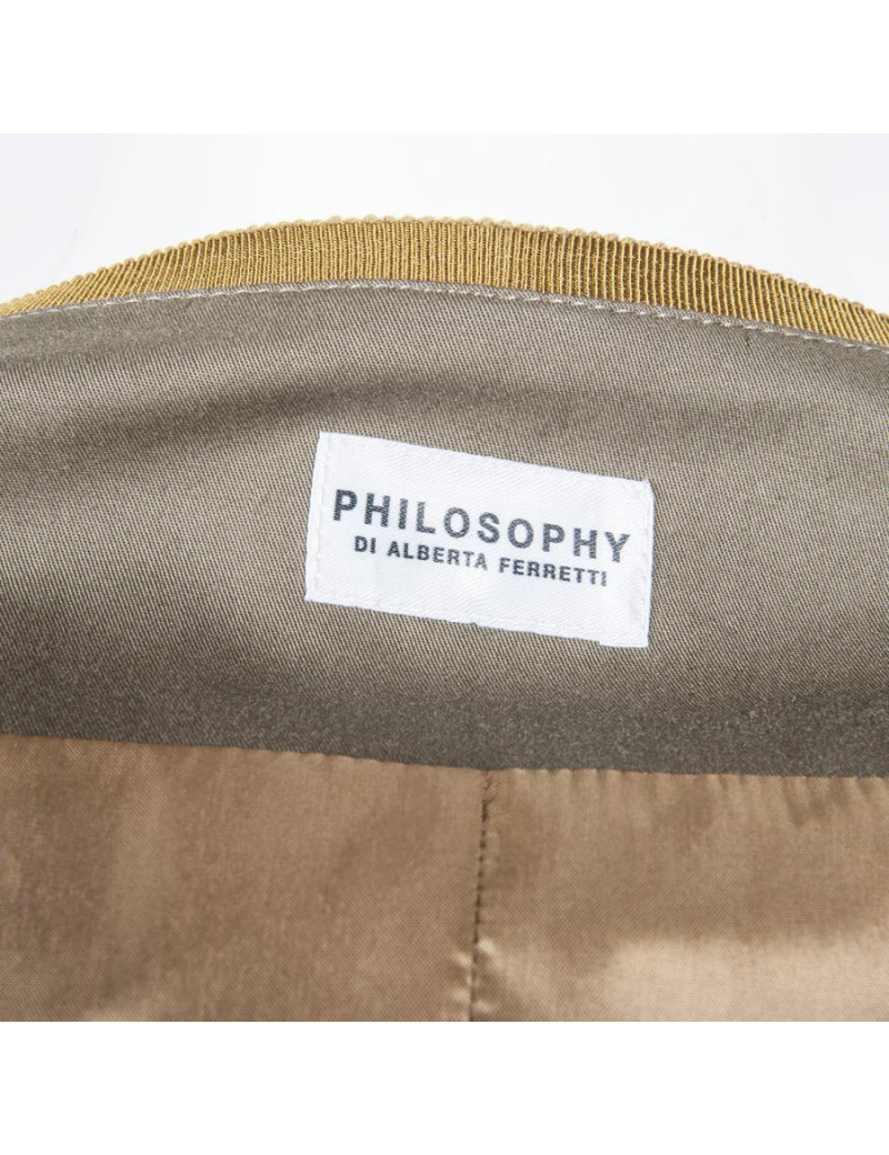 ALBERTA FERRETTI T 42 bed jacket / 38 khaki en