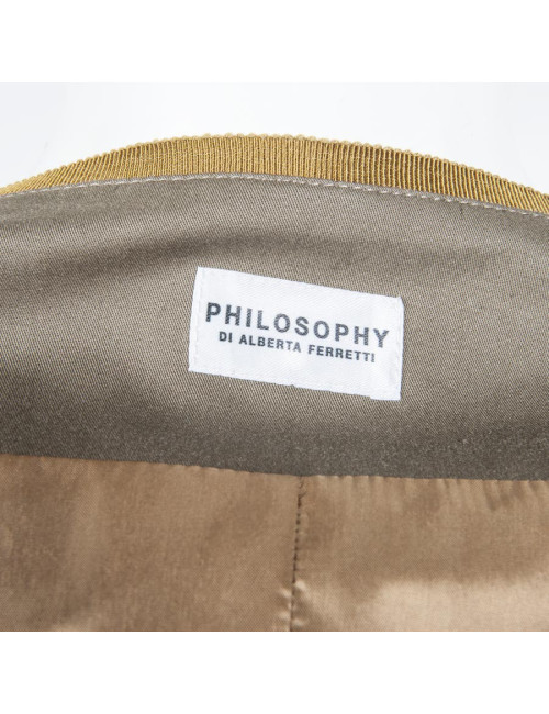 ALBERTA FERRETTI T 42 bed jacket / 38 khaki en