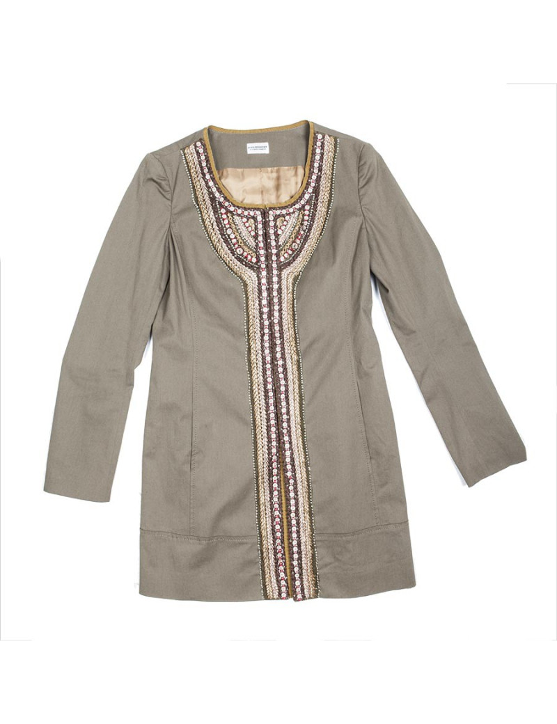 ALBERTA FERRETTI T 42 bed jacket / 38 khaki en