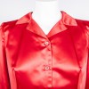 Robe PRADA T 40 IT/ 36 FR en soie rouge Re-édition