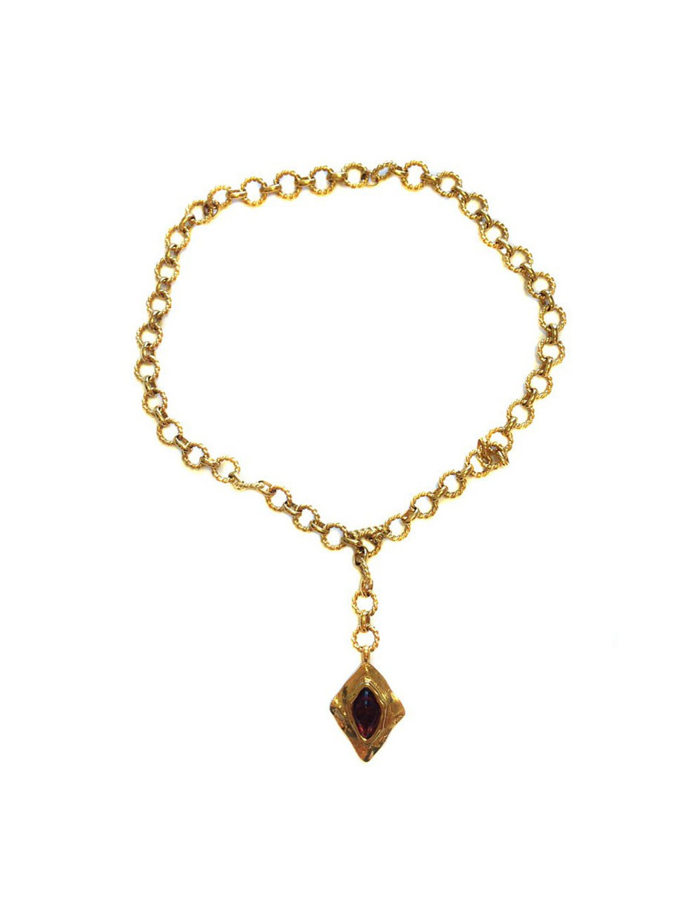 Ceinture-sautoir YVES SAINT LAURENT dorée