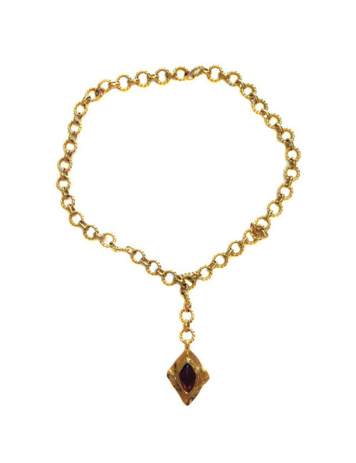 Ceinture-sautoir YVES SAINT LAURENT dorée