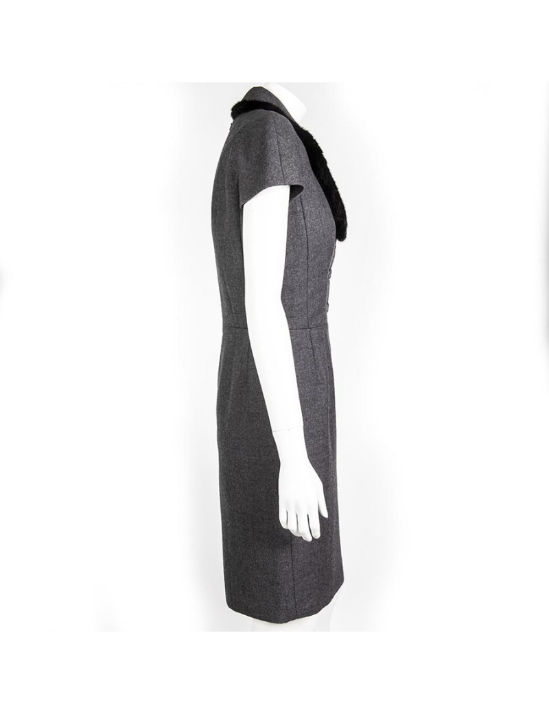 Robe CHRISTIAN DIOR T 36 FR grise