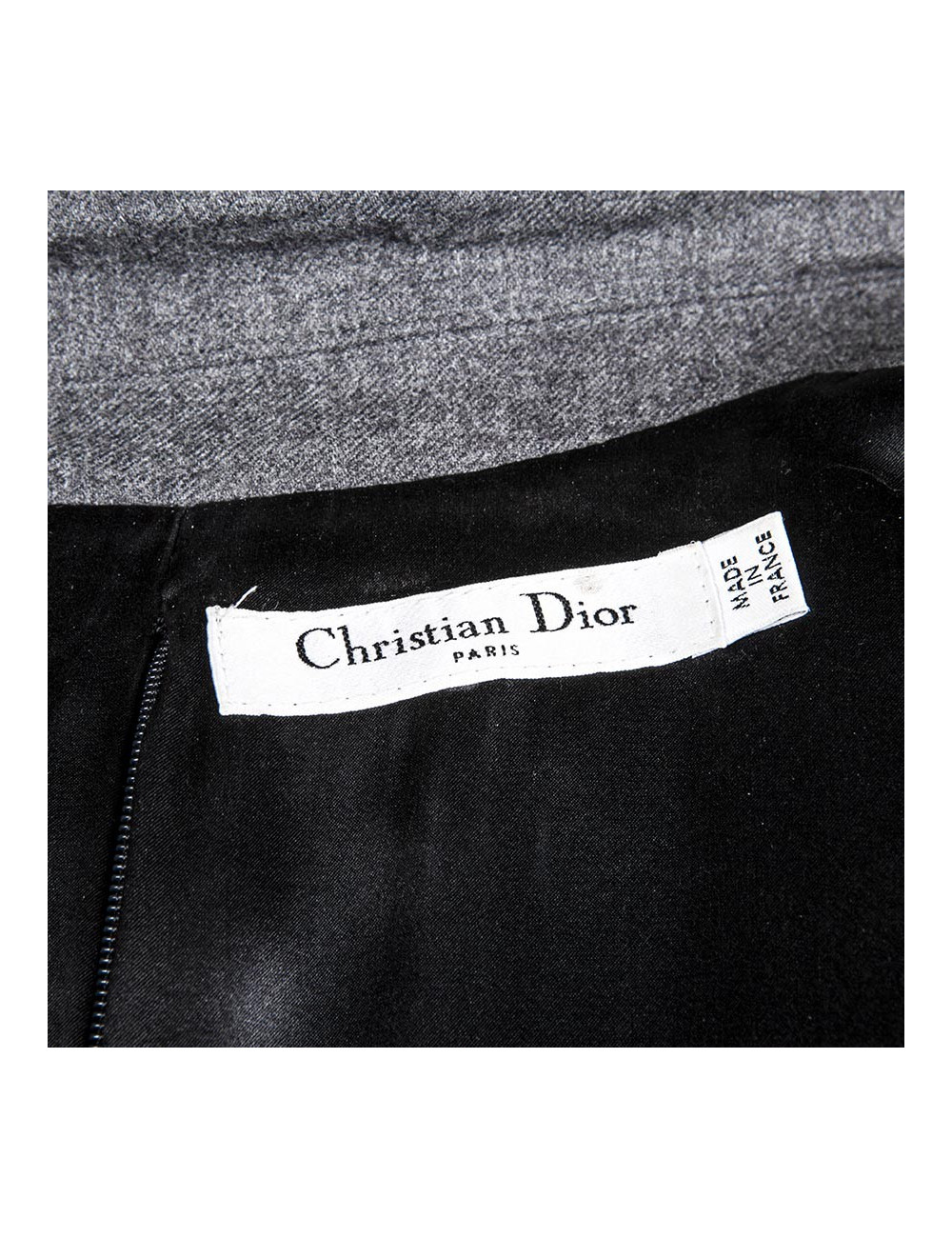 Robe CHRISTIAN DIOR T 36 FR grise