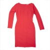 CHRISTIAN DIOR T 36/38 FR red dress in wool