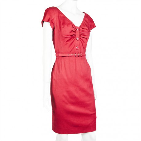 Robe CHRISTIAN DIOR T 38 FR rouge