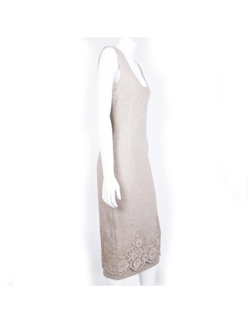 Dress ERMANNO SCERVINO T 44 IT / 40 en beige cashmere