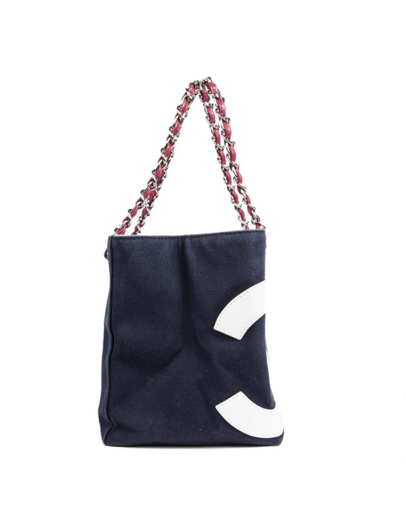 Sac CHANEL "n 5" toile et cuir