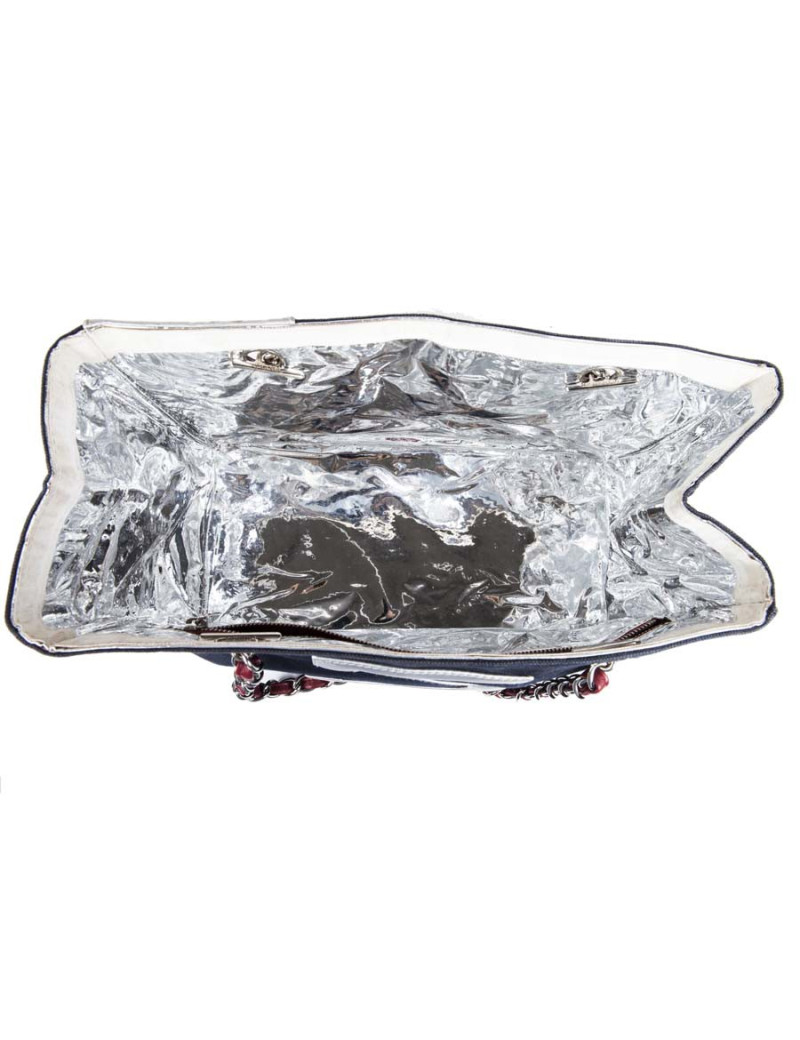 Sac CHANEL "n 5" toile et cuir