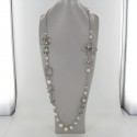 Necklace pearls and rhinestones CHANEL