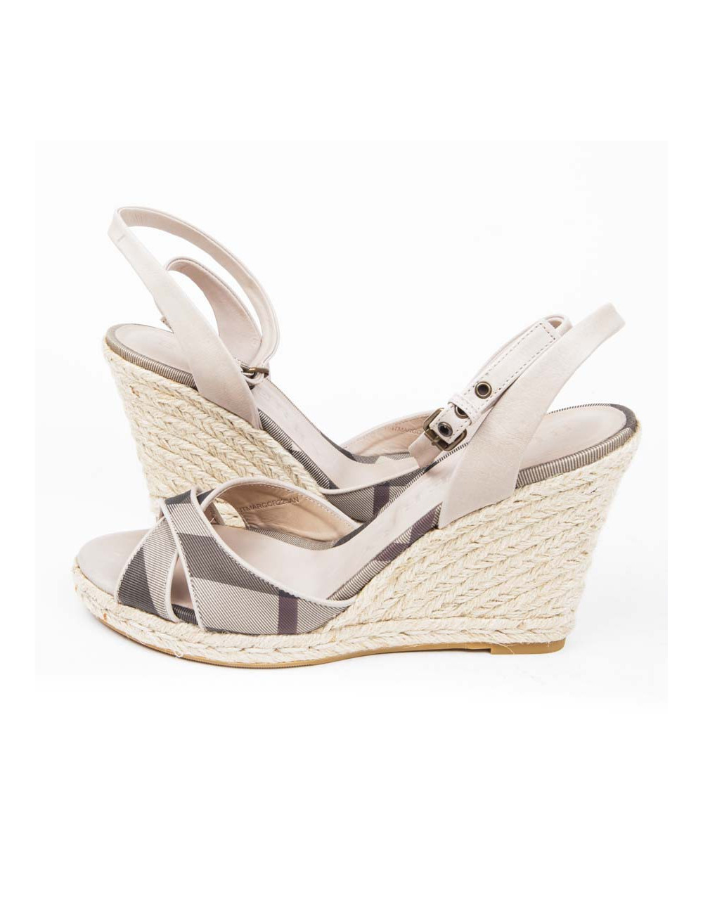 Sandales BURBERRY compensées t 39 fr