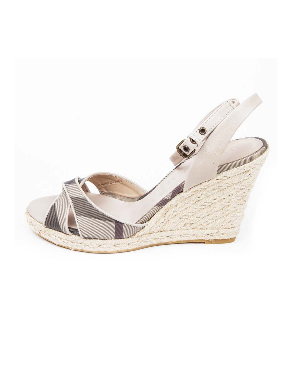 Sandales BURBERRY compensées t 39 fr