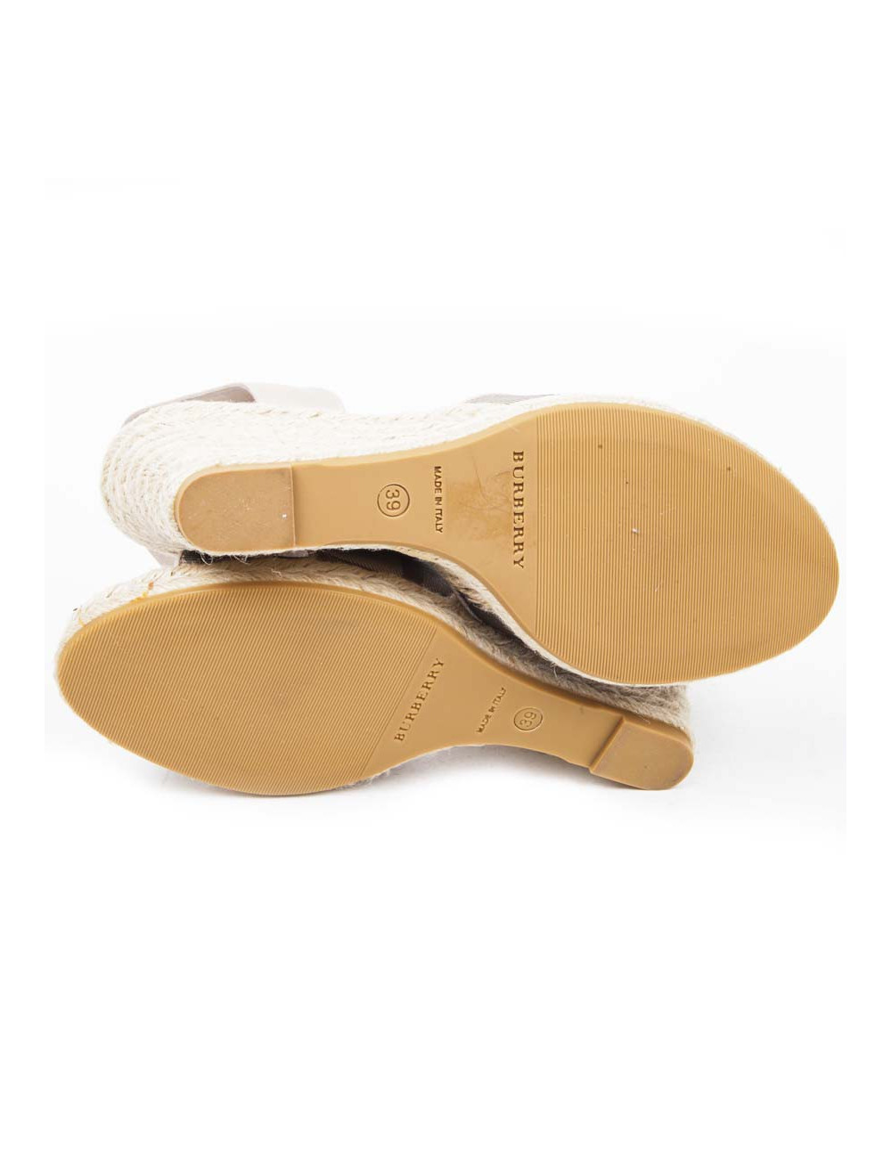 Sandales BURBERRY compensées t 39 fr