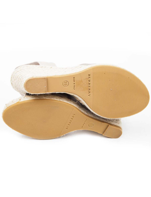 Sandales BURBERRY compensées t 39 fr