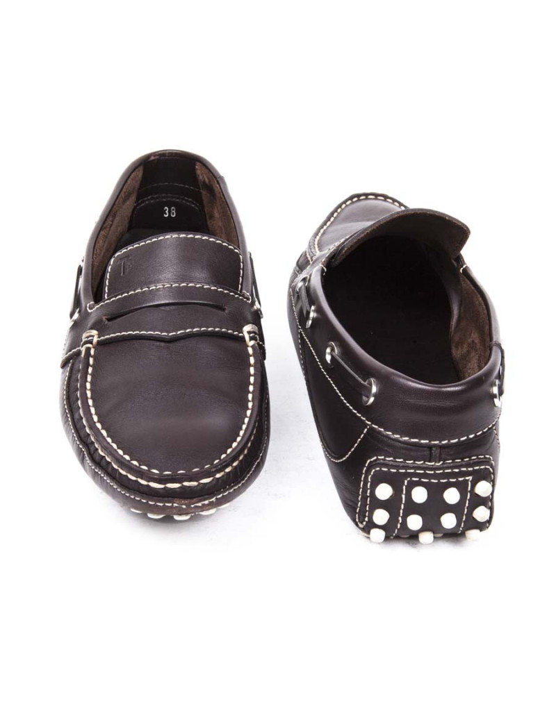 Mocassins TOD'S T 39 marron